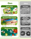 hahaland Busy Books for Toddlers 1-2 - Montessori Toddler Busy Board for 1 2 Year Old, 20 in 1 Quiet Book Educational Toddler Toys for 1 2 3 Year Old Boy Girls Gifts, Travel Toys for Toddlers 1-3 🍁 All In One Marketplace Canada