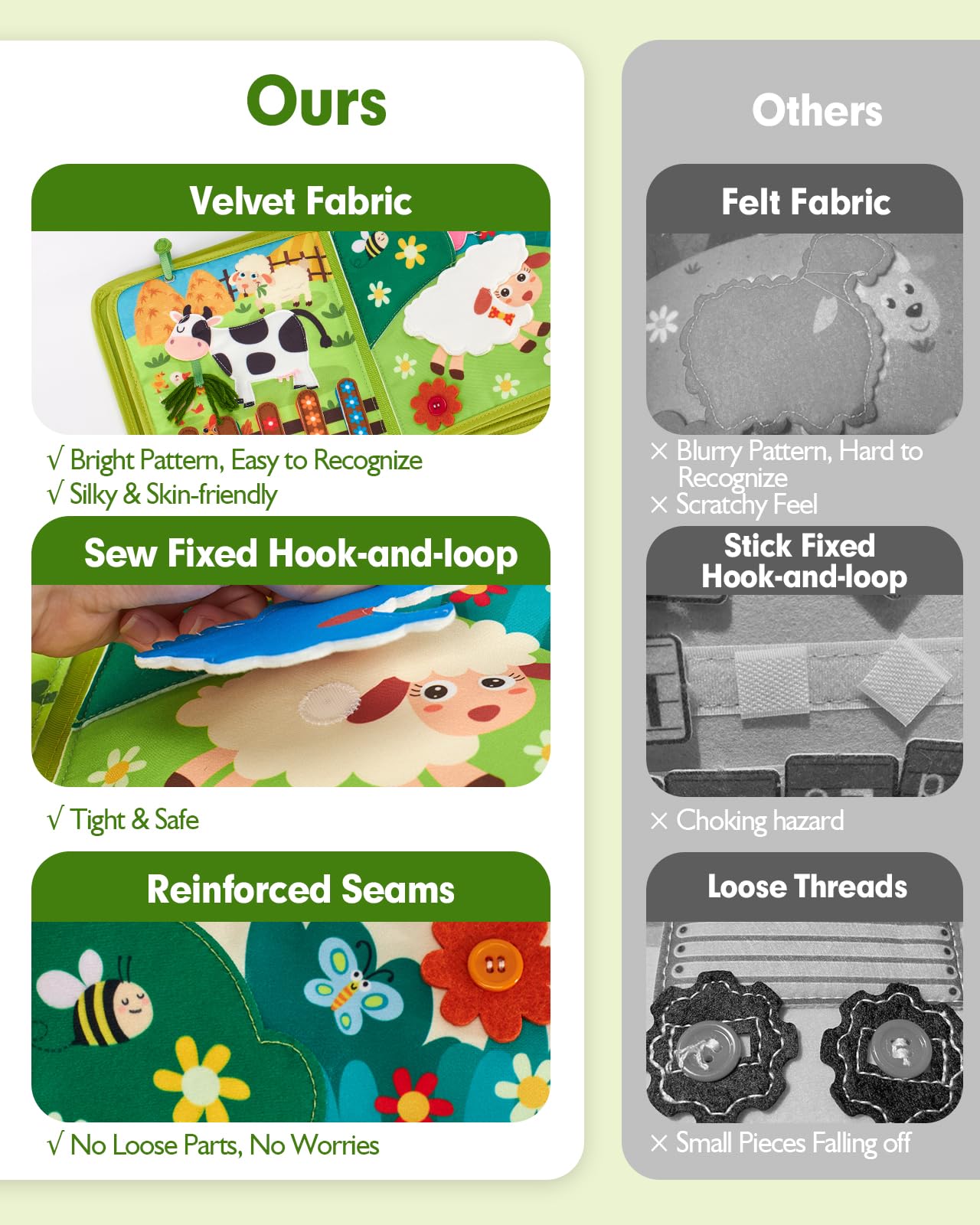 hahaland Busy Books for Toddlers 1-2 - Montessori Toddler Busy Board for 1 2 Year Old, 20 in 1 Quiet Book Educational Toddler Toys for 1 2 3 Year Old Boy Girls Gifts, Travel Toys for Toddlers 1-3 🍁 All In One Marketplace Canada