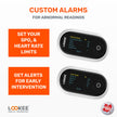 LOOKEE A320 Premium Pulse Oximeter Finger Heart Rate Oxygen Monitor | Proudly Canadian | SpO2 Blood Oxygen Level | Medical Accuracy, Alarm & PI | OLED Display | Batteries & Lanyard 🍁 All In One Marketplace Canada