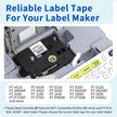 5 Pack TZe-231 Compatible with Brother Label Maker Tape P Touch TZe TZ Tape 12mm 0.47'' Laminated White TZ 231 Label Tape for Brother P-Touch PT-H110 PT-D210 PT-D600 PT-D400AD PT-1290 🍁 All In One Marketplace Canada