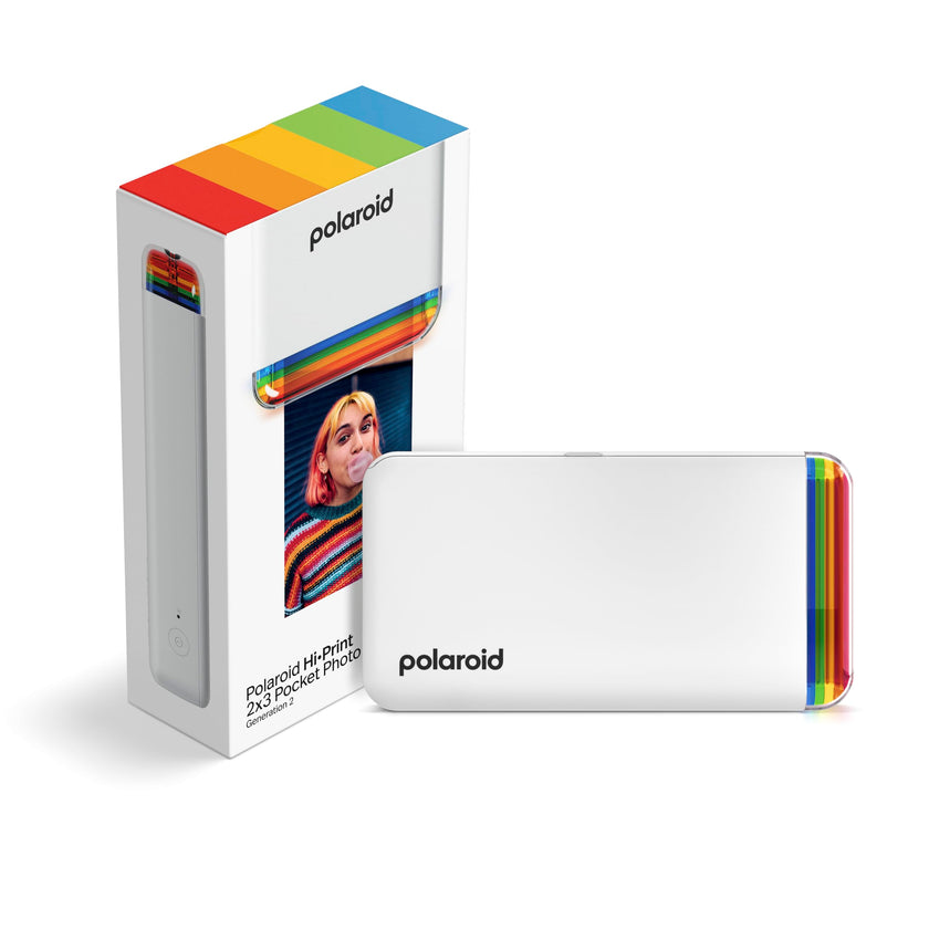 Polaroid Hi-Print - 2nd Generation Bluetooth Connected 2x3 Pocket Photo Dye-Sub Printer - White Printer Only (9128) 🍁 All In One Marketplace Canada