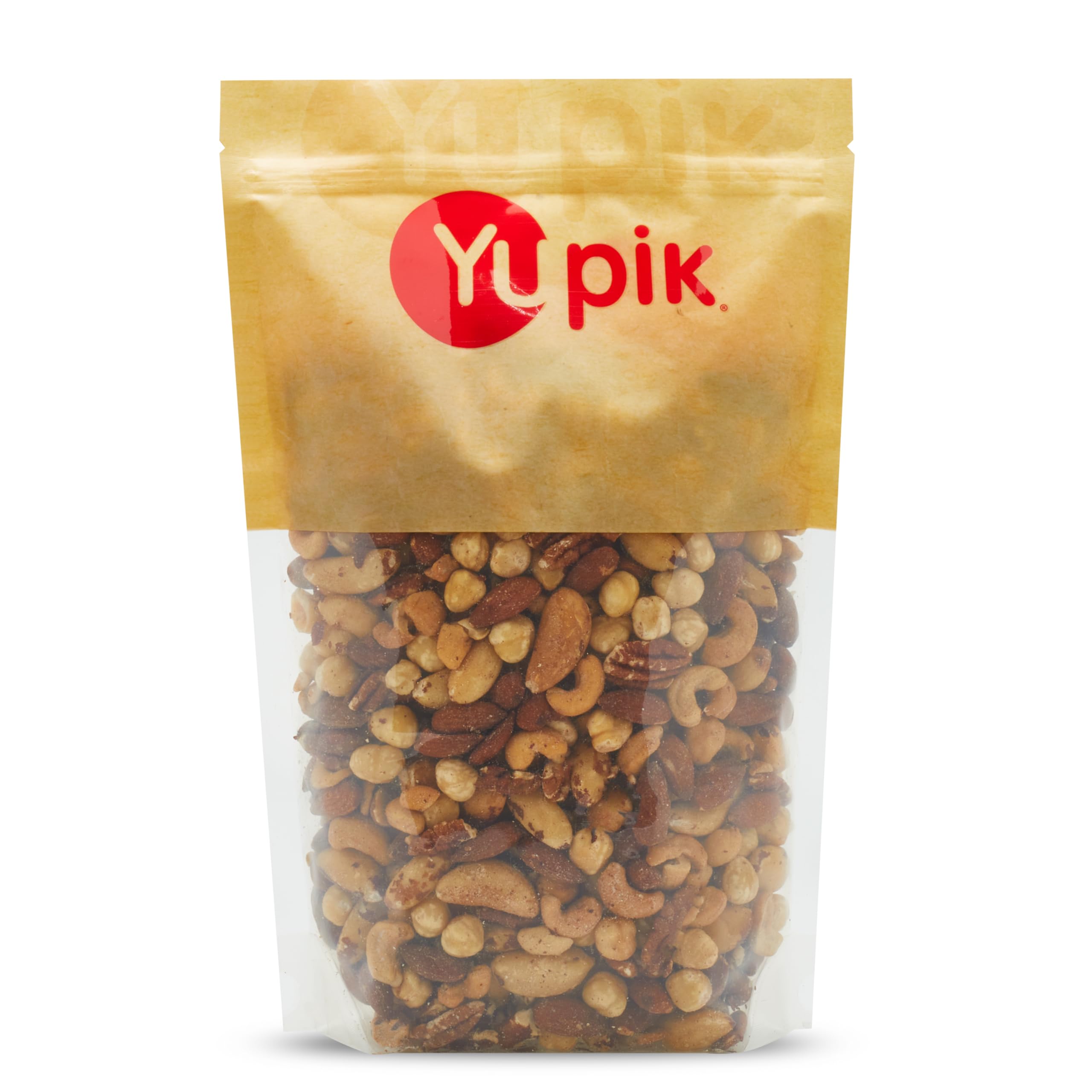 Yupik Deluxe Roasted Salted Nut Mix, 1kg, Vegan, Gluten Free, Cholesterol Free, A Blend of Cashews, Brazil Nuts, Hazelnuts & Pecans, Healthy Snacks 🍁 All In One Marketplace Canada