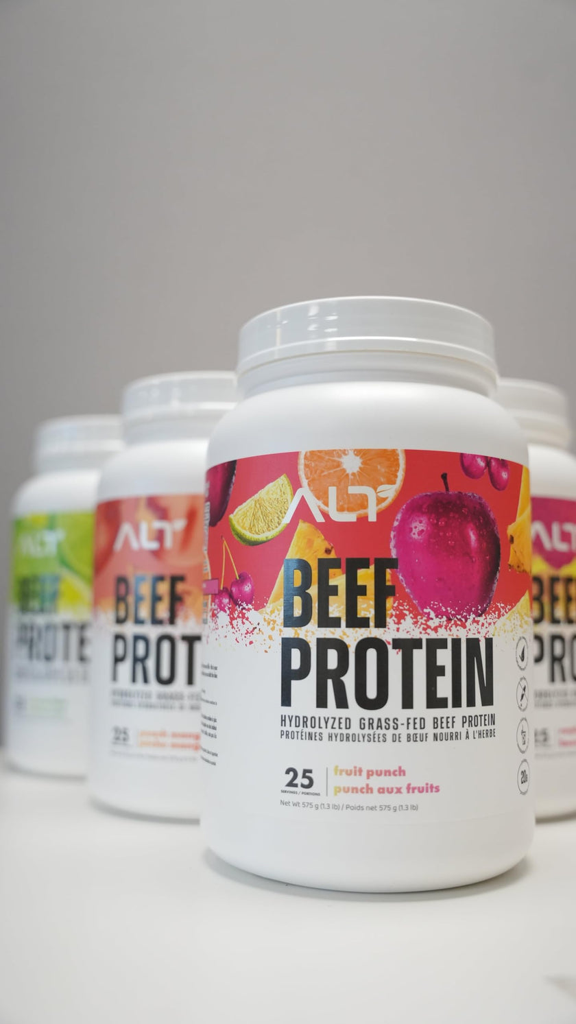 ALT Nutrition Grass-Fed Beef Protein Isolate Powder | 20g Protein from Hydrolyzed Beef Isolate, Dairy Free | Clear Smooth Juice-Like Texture | Naturally Flavoured, 25 Servings (Raspberry Lemonade) 🍁 All In One Marketplace Canada