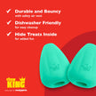 Chew King Premium Treat Dog Toy, XL, Extremely Durable Natural Rubber Toy, Pack of 2, All Breed Sizes 🍁 All In One Marketplace Canada