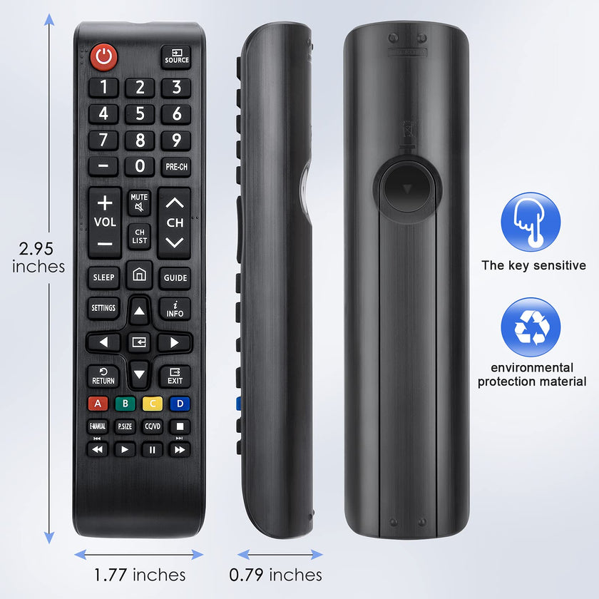 (Pack of 2) Universal Remote for Samsung TV Remote, Replacement for All Samsung Smart TV LED QLED UHD LCD HDTV Frame Curved 4K 8K 3D Series TV 🍁 All In One Marketplace Canada