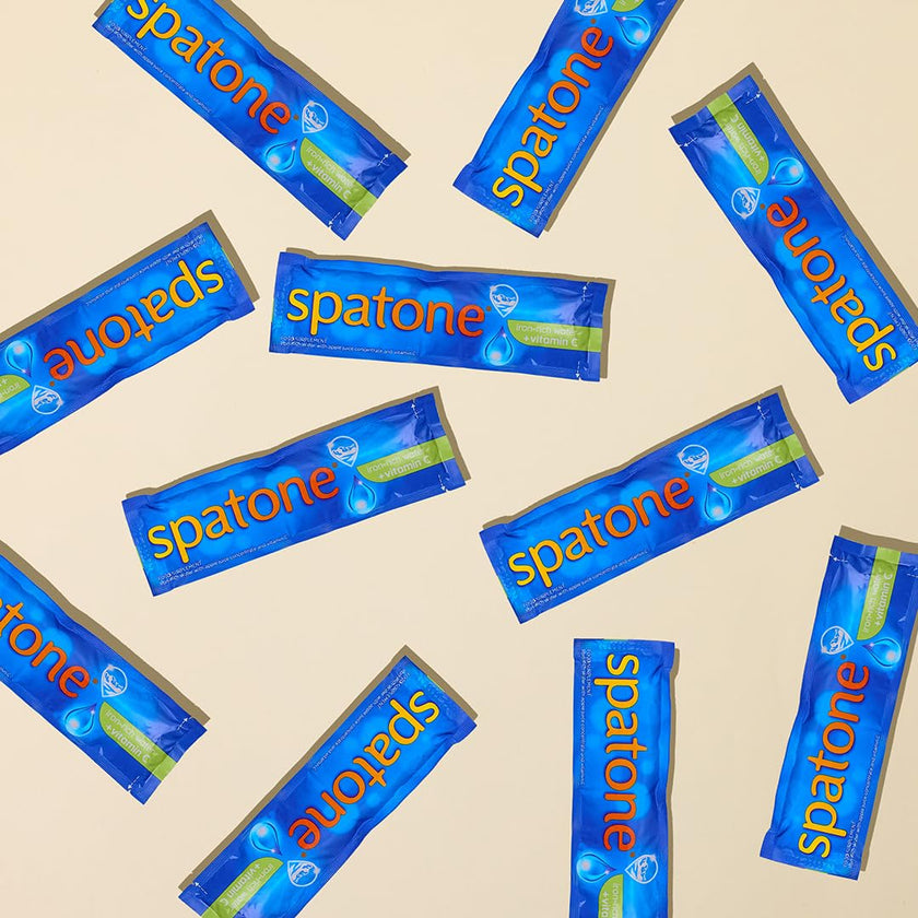 Spatone 100% Natural Liquid Iron Supplement, Apple Flavour, Vegan, Reduces Tiredness & Fatigue, 28 Sachets x 25 mL (Pack of 1) 🍁 All In One Marketplace Canada