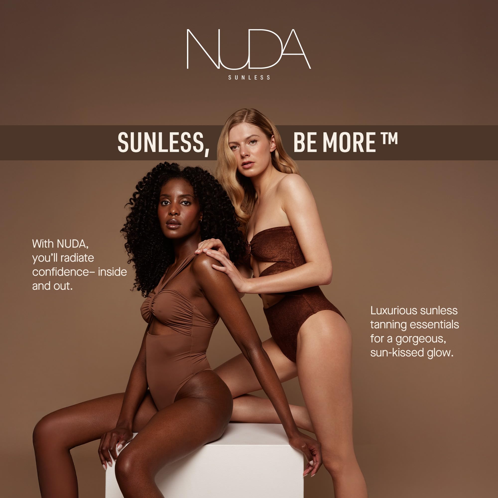 Nuda CloudMist Face Tan Water | Buildable Facial Tanning Mist for Light to Medium Complexions | Infused with Vitamins and White Tea & Rosehip Extracts | Lightweight, Bronzer-Free Formula, (75 mL) 🍁 All In One Marketplace Canada