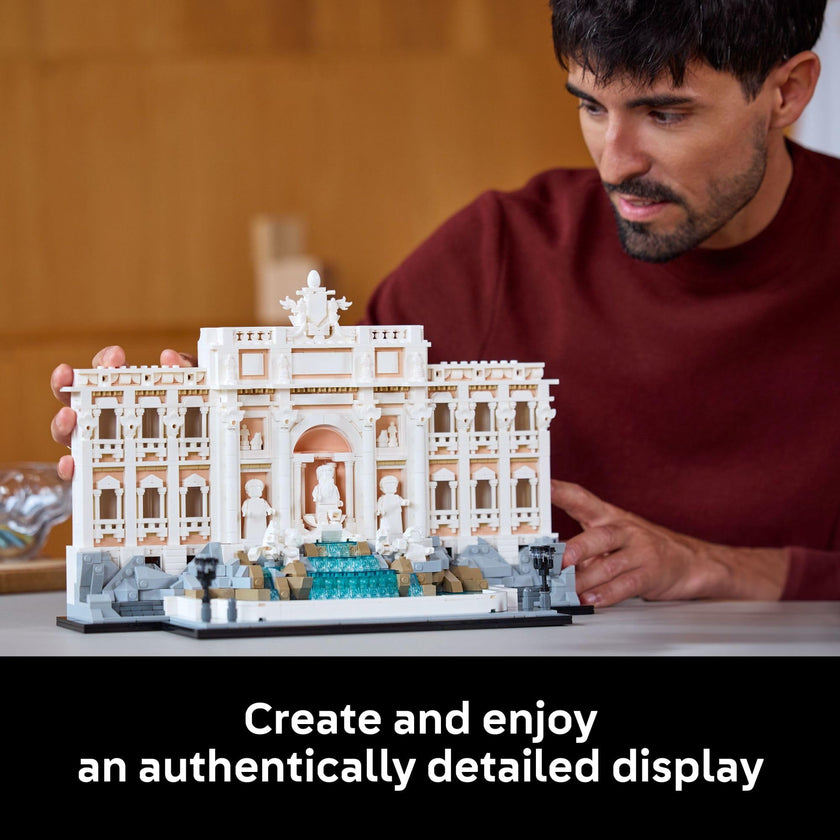 LEGO Architecture Trevi Fountain Building Set - Collectible 3D Puzzle of Italian Landmark Model for Display - DIY Arts and Craft for Adults - Gift for Wedding - 21062 🍁 All In One Marketplace Canada