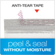 Quality Park Bubble Mailers, 6 x 9 Shipping Envelopes, Water Resistant White Poly Padded Envelopes, Redi-Strip Peel Off Closure, 50 Per Box (QUA85856) 🍁 All In One Marketplace Canada