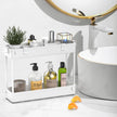 SPACELEAD Slim Storage Cart,3 Tier Bathroom Rolling Utility Cart Storage Organizer Slide Out Cart, Mobile Shelving Unit Organizer Trolley for Office Bathroom Kitchen Laundry Room Narrow Places, White 🍁 All In One Marketplace Canada