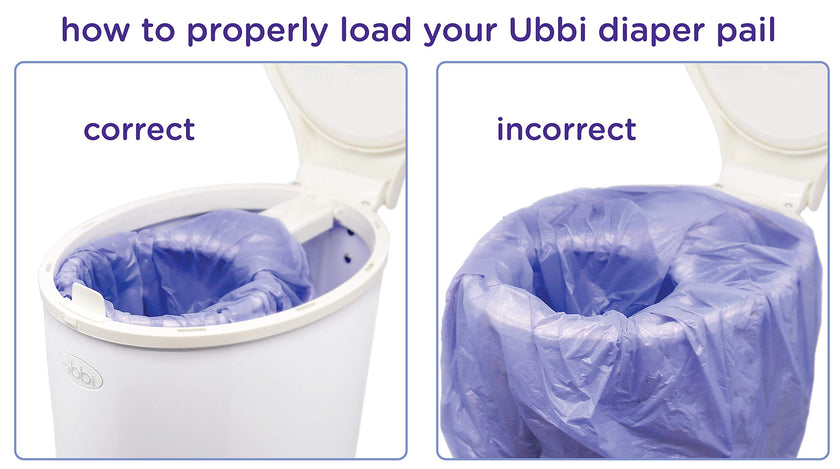 Ubbi Diaper Pail Plastic Bags, Disposable Baby Waste Bags, 3 Pack, 75 Count, 13-Gallon Bags 🍁 All In One Marketplace Canada