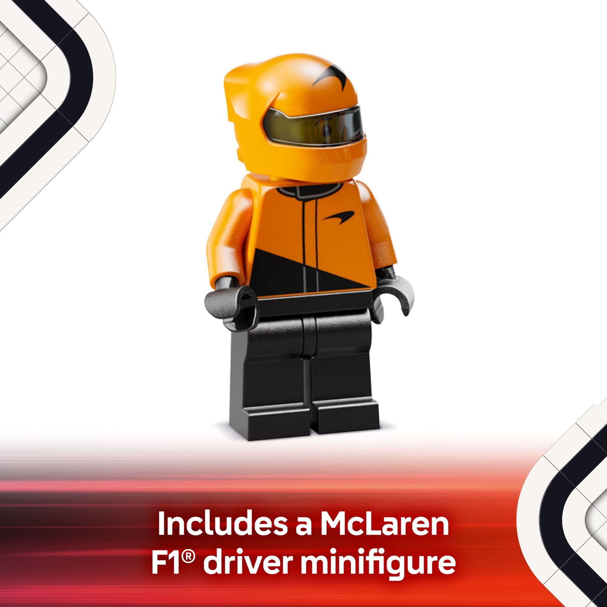 LEGO Speed Champions McLaren F1 Team MCL38 Race Car Toy - Building Set for Kids, Boys & Girls, Ages 10+ - Toy Car for F1 Fans - Gift Idea for Birthday - 77251 🍁 All In One Marketplace Canada