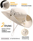 FURTALK Sun Hat for Women Men UV Protection Safari Hat Womens Summer Wide Brim Packable UPF50 Hiking Fishing Cowboy Style hat Beige 🍁 All In One Marketplace Canada