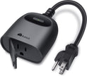 Kasa Smart Outdoor Smart Plug by TP-Link (KP401) - Single Port Smart Home WiFi Outlet, IP64 Weather Resistance, Works with Alexa and Google Home, 2.4GHz WiFi Required, No Hub Required, Black 🍁 All In One Marketplace Canada