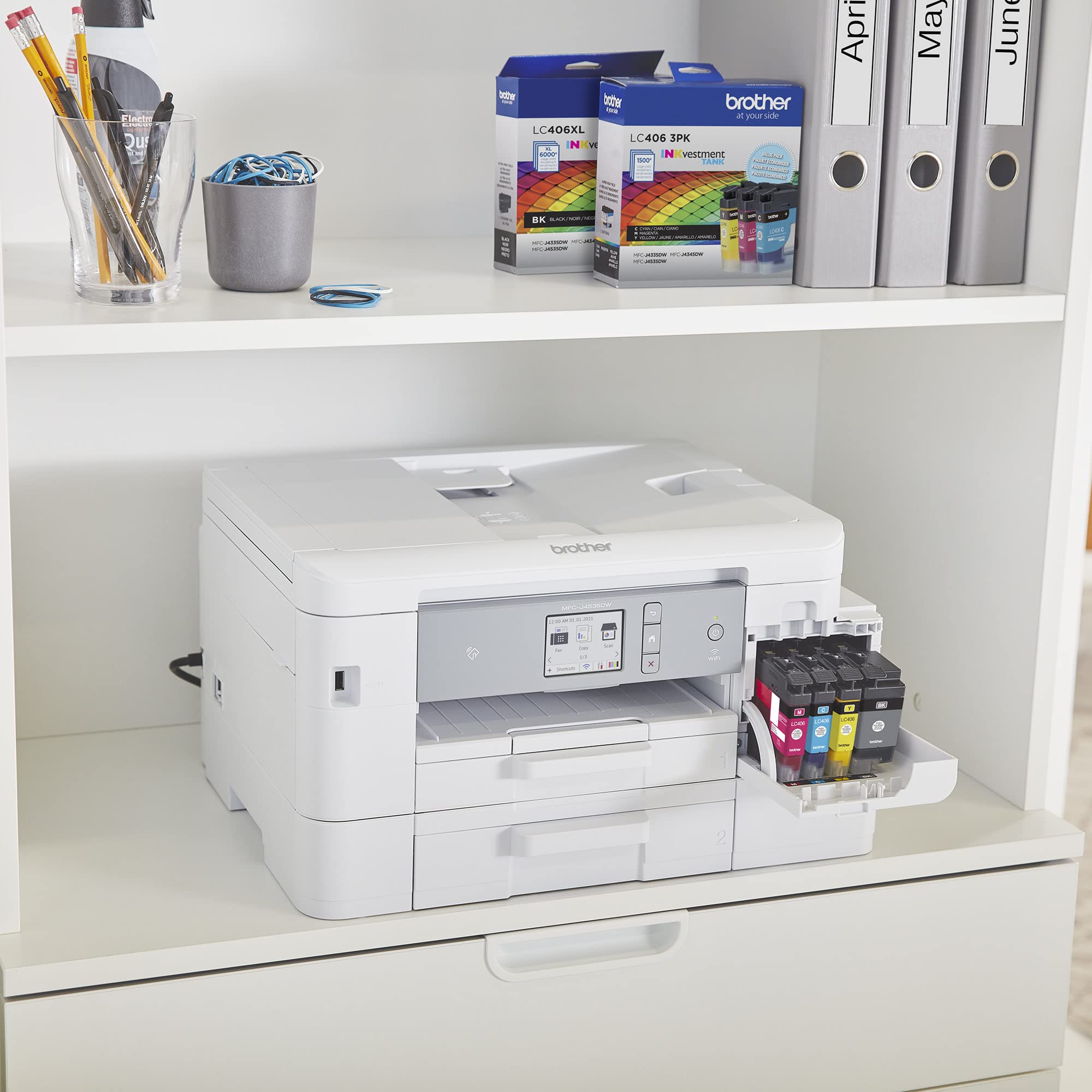 Brother Genuine LC406BKS Standard Yield Black Ink Cartridge, Original Ink Replacement Cartridge, Ink for Brother Inkjet Printers MFC-J4335DW, MFC-J4535DW, MFC-J5855DW 🍁 All In One Marketplace Canada