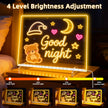 13.7x10 LumiBoard LED Drawing Board for Kids with 13 Light Effect,Acrylic Dry Erase Board Doodle Glow Board for Kids,Glow Art Drawing Gift for Girls Teens(7 Markers+Adaper 🍁 All In One Marketplace Canada