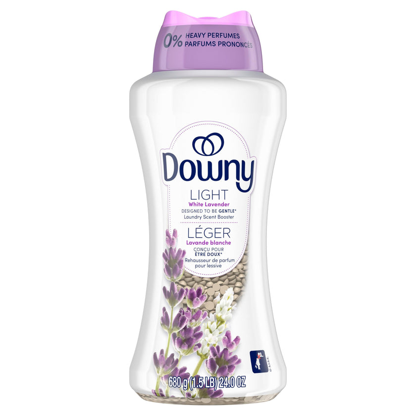 Downy Light Laundry Scent Booster Beads for Washer, White Lavender, with No Heavy Perfumes, 680 g 🍁 All In One Marketplace Canada