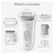 Braun Silk-épil 7 Epilator, Wet and Dry, Wide Head, Includes Shaver Head and Trimmer Comb, SE7-041, Silver 🍁 All In One Marketplace Canada