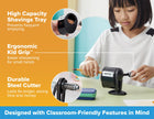 Bostitch Office Wall Mount Manual Pencil Sharpener, Tip Saver, 8 Hole Dial, 6X Longer Cutter Life, Vertical or Horizontal Mounting Black (MPS1-BLK) 🍁 All In One Marketplace Canada