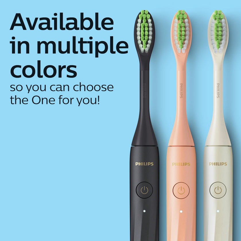 Philips One by Sonicare Rechargeable Toothbrush, 1 Brush Head, Champagne 🍁 All In One Marketplace Canada