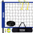 VEVOR Outdoor Portable Volleyball Net System, Adjustable Height Steel Poles, Professional Volleyball Set with PVC Volleyball, Pump, Carrying Bag, Heavy Duty Volleyball Net for Backyard, Beach, Lawn 🍁 All In One Marketplace Canada