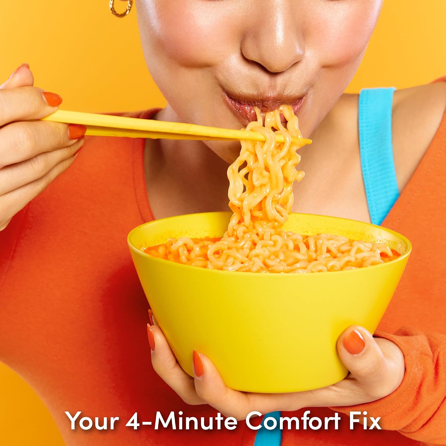 Ottogi Cheesy Spicy Cheddar Ramen Bowl (90G) [Best Before Date: 2027.04.06]