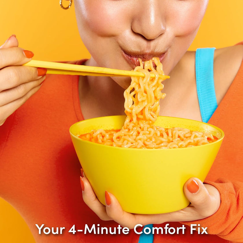Ottogi Cheesy Spicy Cheddar Ramen Bowl (90G) [Best Before Date: 2027.04.06]