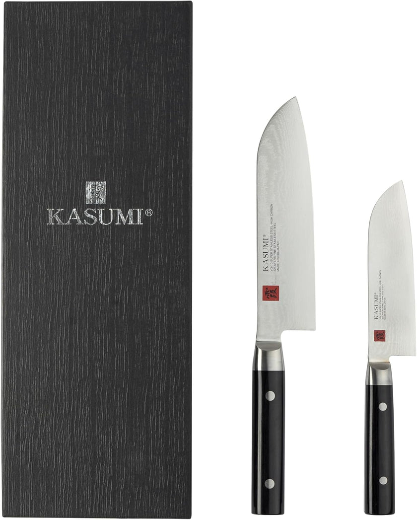 Kasumi - DAMASCUS Set, Jap Chef Knife 18cm/7