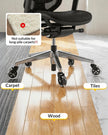 HOLKIE Office Chair Wheels 11x22mm 3 Inch Desk Roller Blade Caster Replacement for Office, Rubber Rollerblade Wheels-Set of 5 for Hardwood Floors Gaming Chair Wheels Smooth & Silence Gliding 🍁 All In One Marketplace Canada