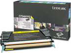 Lexmark C734A1YG Yellow Standard Yield Return Program Toner Cartridge