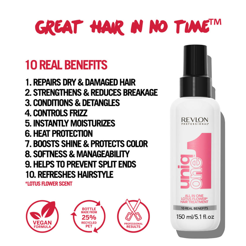 Revlon Uniq One Lotus Flower Hair Treatment for Women Treatment, 5.1 Ounce 🍁 All In One Marketplace Canada