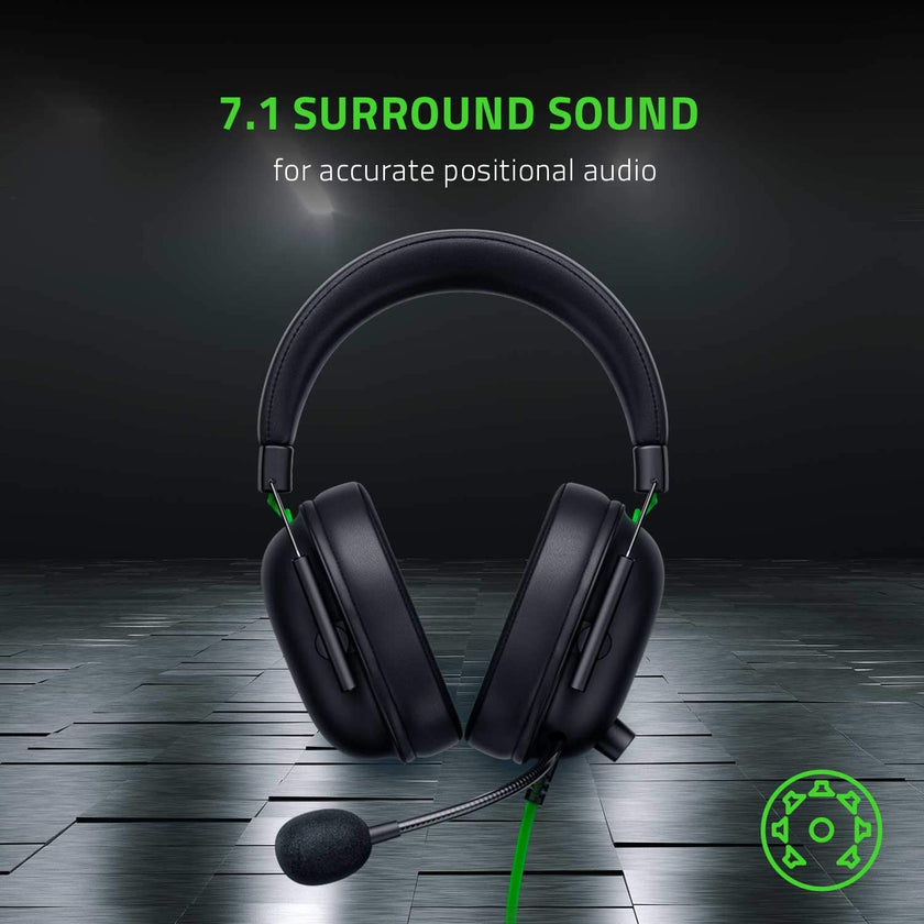 Razer BlackShark V2 X Gaming Headset: 50mm Drivers - Cardioid Mic - Memory Foam Cushion - Lightweight- Comfortable, Noise Isolating Earcups - for PC, PS4, PS5, Switch - 3.5mm Audio Jack - Black 🍁 All In One Marketplace Canada