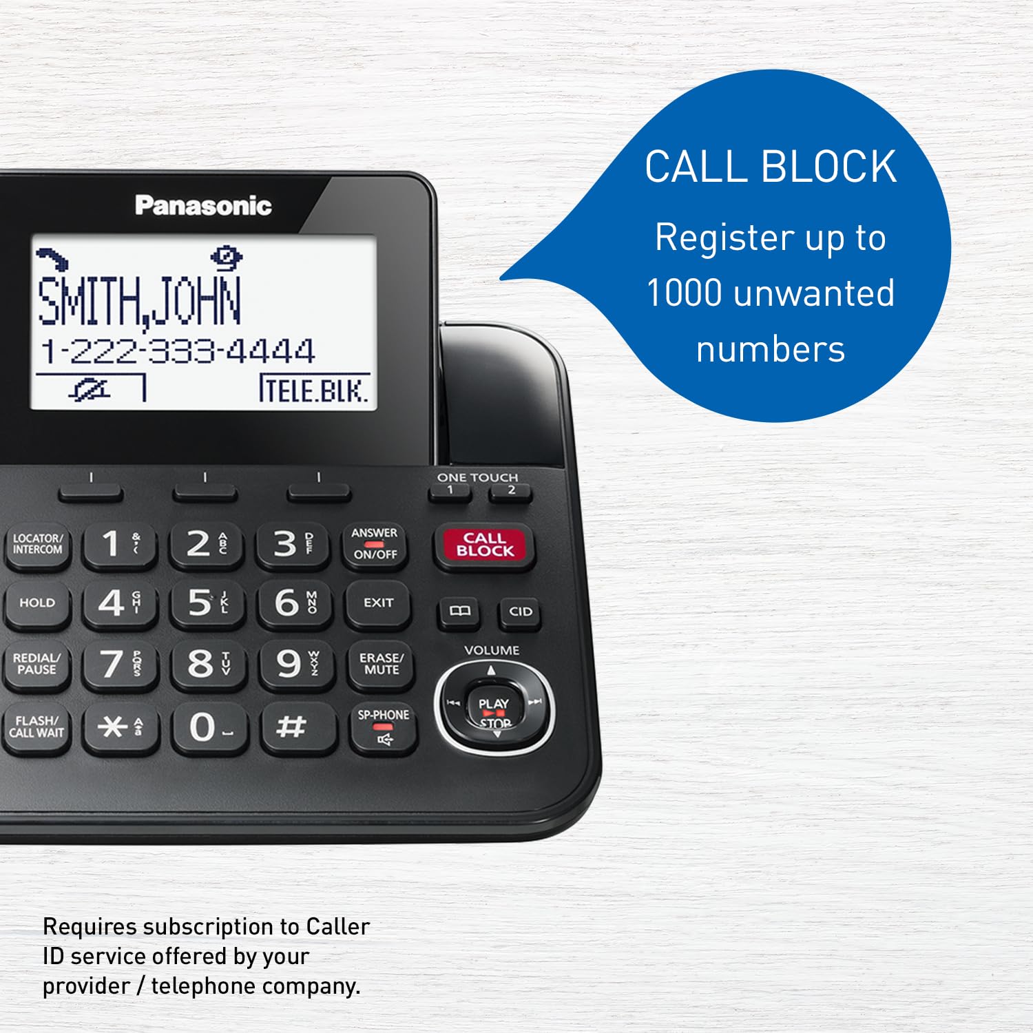 Panasonic Expandable Corded Phone System, Bluetooth Pairing for Wireless Headphones and Hearing Aids, Smart Call Block, Bilingual Talking Caller ID, 2 Handsets - KXTGF892B (Black) 🍁 All In One Marketplace Canada