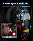 Marsauto H11 9005 LED Headlight Bulbs Kit, 66000LM Super Bright, H11/H9/H8 9005/HB3 LED Headlight Bulbs Combo, 6000K Cool White, 3 Mins Plug and Play Bulbs Combo, IP68, Pack of 4 🍁 All In One Marketplace Canada
