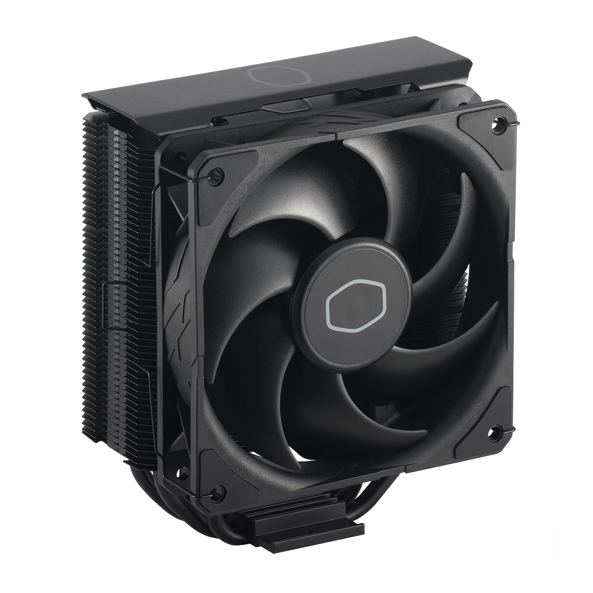 Cooler Master Hyper 212 Black Edition CPU Air Coolor, Silencio FP120 Fan, 4 CDC 2.0 Heatpipes, Anodized Gun-Metal Black, Brushed Nickel Fins for AMD Ryzen/Intel LGA1200/1151 🍁 All In One Marketplace Canada