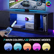 Bestier 57 inch TV Stand for 65 Inch TV, Black Entertainment Center 🍁 All In One Marketplace Canada