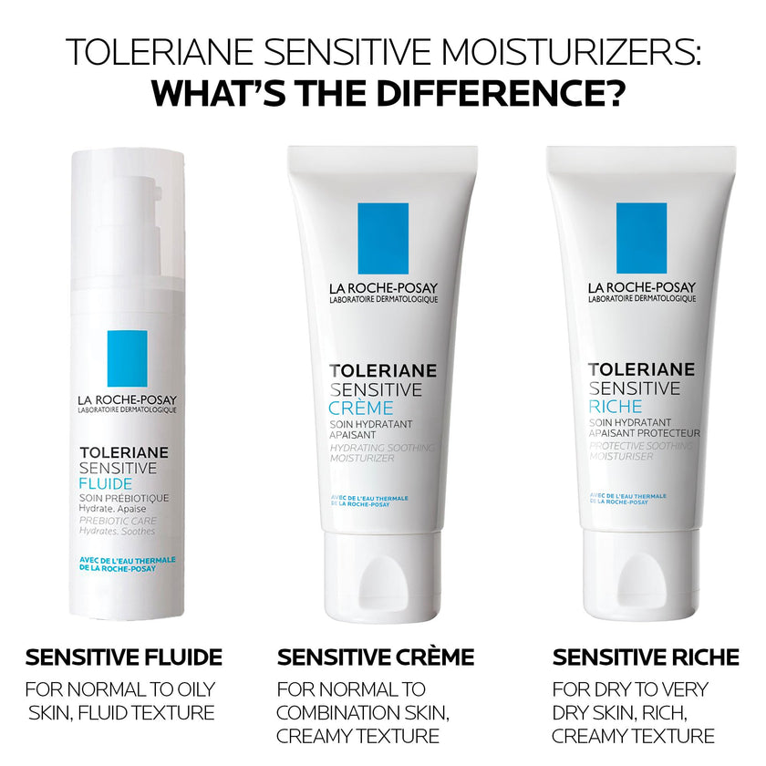 La Roche-Posay Face Moisturizer for Dry, Sensitive Skin, Toleriane Sensitive Rich Face Cream with Niacinamide & Ceramides, Alcohol Free, Fragrance Free & Recommended by Dermatologists, 40mL 🍁 All In One Marketplace Canada