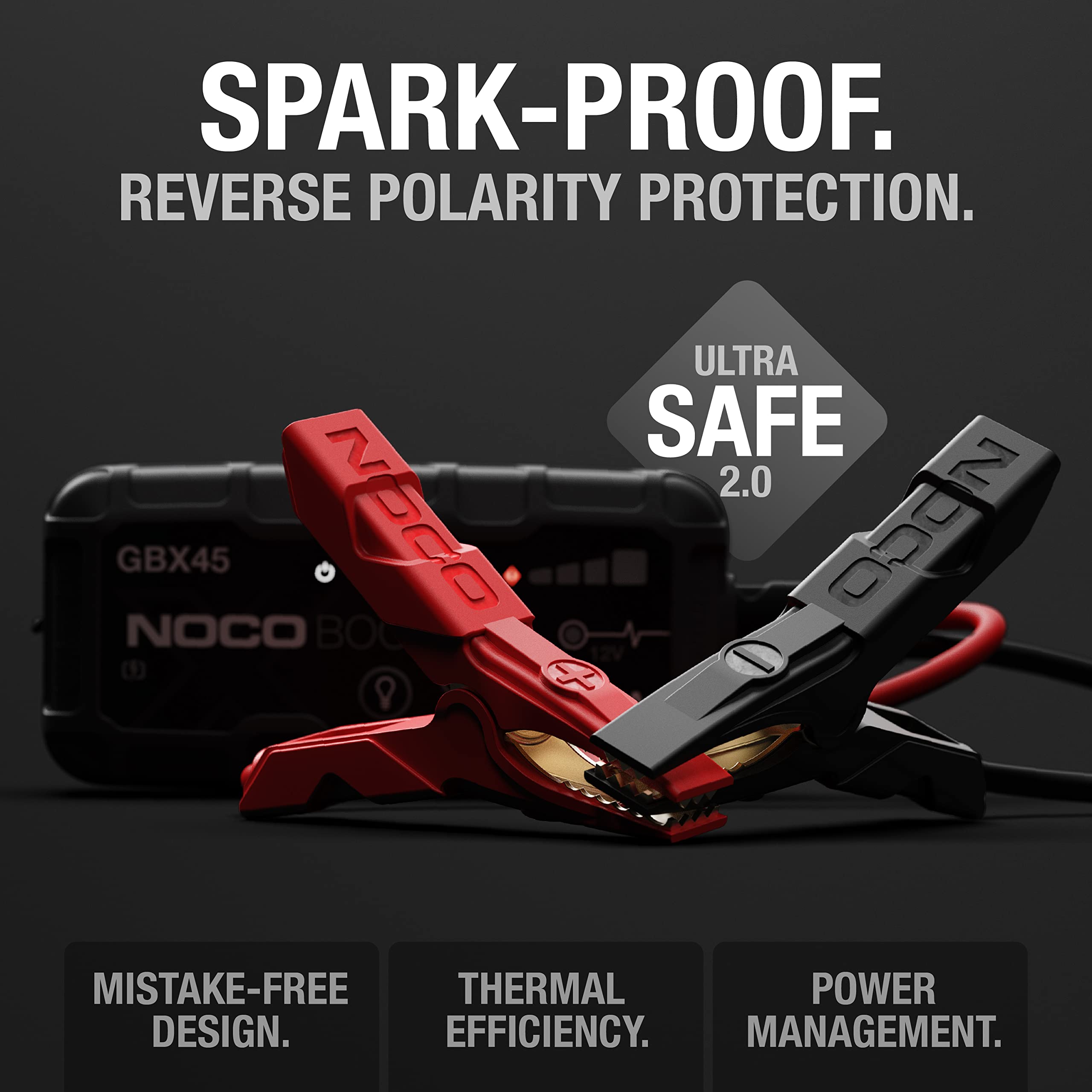 NOCO Boost X GBX45: 1250A UltraSafe Jump Starter – 12V Lithium Battery Booster Pack, Portable Jump Box, Power Bank & Jumper Cables - for 6.5L Gas and 4.0L Diesel Engines 🍁 All In One Marketplace Canada