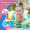 Kids Goggles Swimming, 2 Pack Kids Swimming Goggles for Age 4-14 Wide Vision Anti-Fog UV Protection Waterproof for Boys Girls 🍁 All In One Marketplace Canada