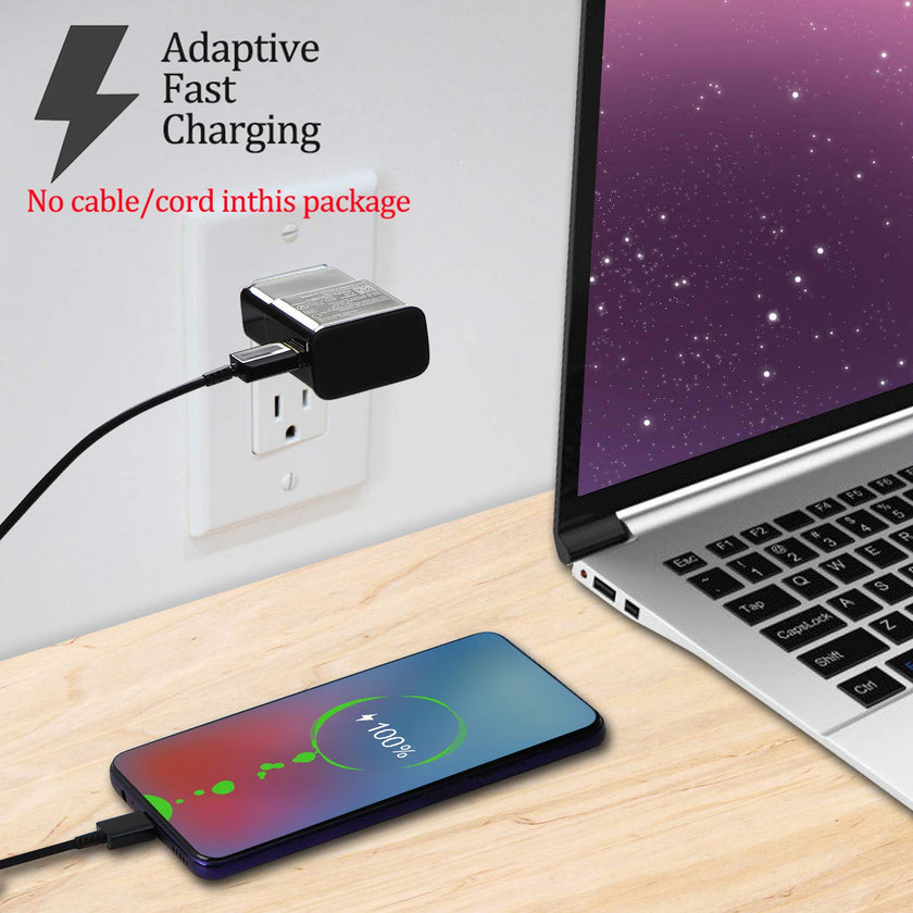 Fast Charging Block, USB Adaptive Fast Charger Box Android Cell Phone Wall Quick Tablet Charger Plug Adapter Compatible Samsung Galaxy S10 S9 S8 S7 A13 A16 Note 8 9 10 LG G7 Plus EP-TA20JBE (2 Pack) 🍁 All In One Marketplace Canada