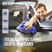 Airlab Microfiber Car Drying Towels 800GSM Thick Plush Cleaning Cloths Auto Detailing Quick Dry Wash Cloth for Interior & Exterior Lint Free, Streak Free, 40 x 40 cm, 4 Pack 🍁 All In One Marketplace Canada