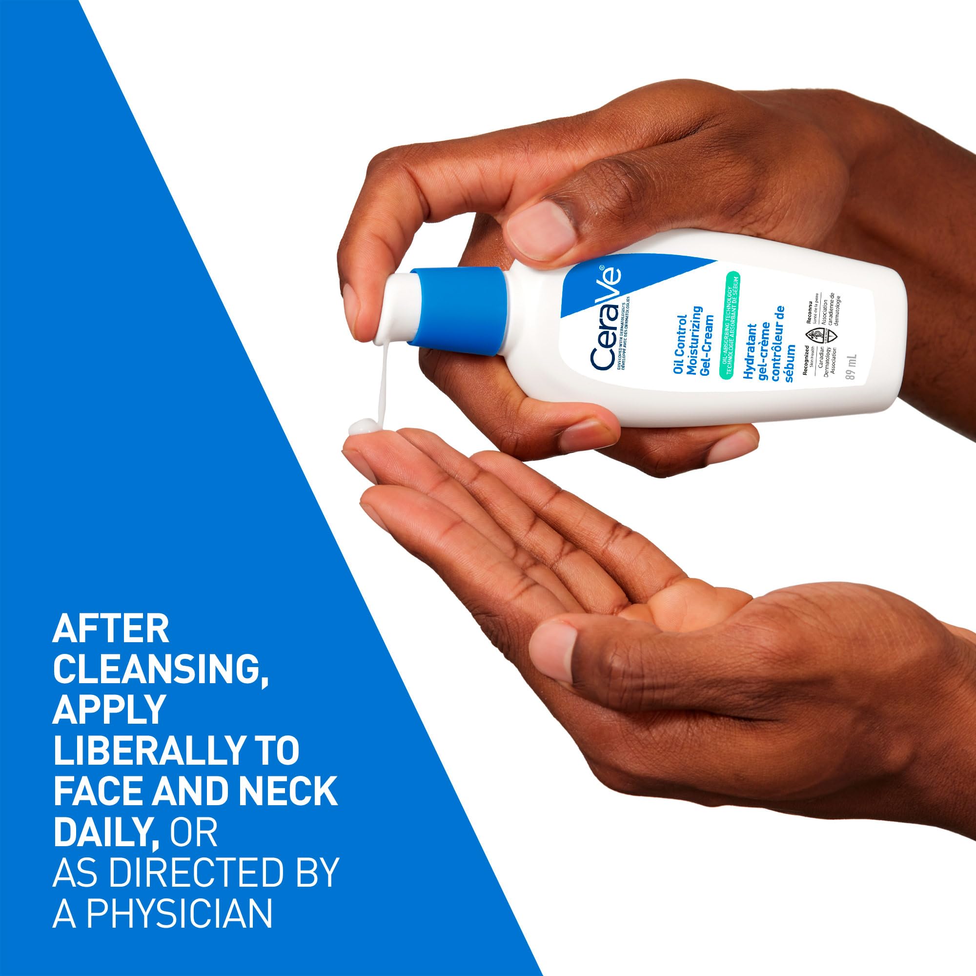 CeraVe Oil Control Moisturizing Gel-Cream for Oily & Combination Skin, 48H Hydration & 8H Shine Control, Non-Greasy, Matte Finish with Ceramides, Hyaluronic Acid & Niacinamide, Fragrance-Free, 89mL 🍁 All In One Marketplace Canada