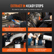 VEVOR Fluid Extractor, 1.74 Gallons (6.5 Liters), Pneumatic/Manual Oil Changer Vacuum Fluid Extractor with Dipstick and Suction Hose, Oil Extractor Change Pump for Automotive Fluids Vacuum Evacuation 🍁 All In One Marketplace Canada