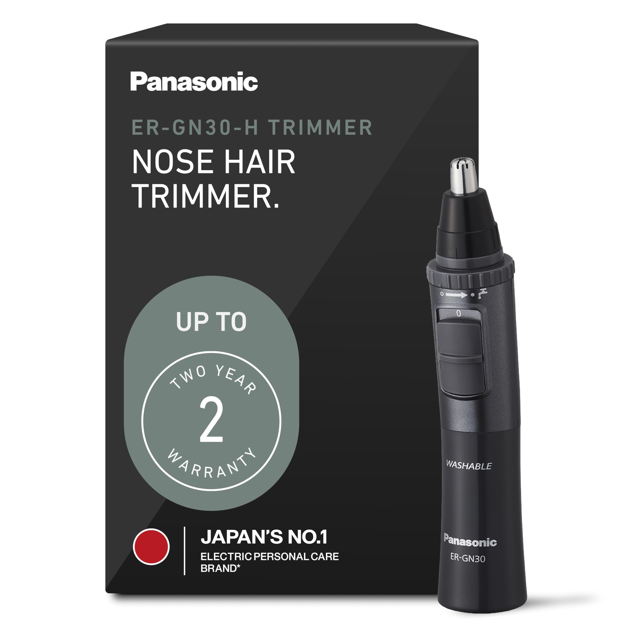 Panasonic ERGN30H nose & ear Hair Trimmer, Black Compact, 0.14 kilogram 🍁 All In One Marketplace Canada
