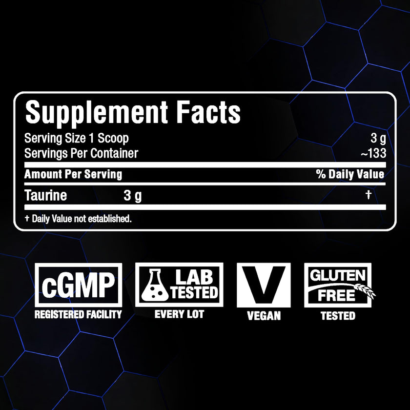 ALLMAX Nutrition 100% pharmaceutical grade maximum strength + absorption Taurine, 400g 🍁 All In One Marketplace Canada
