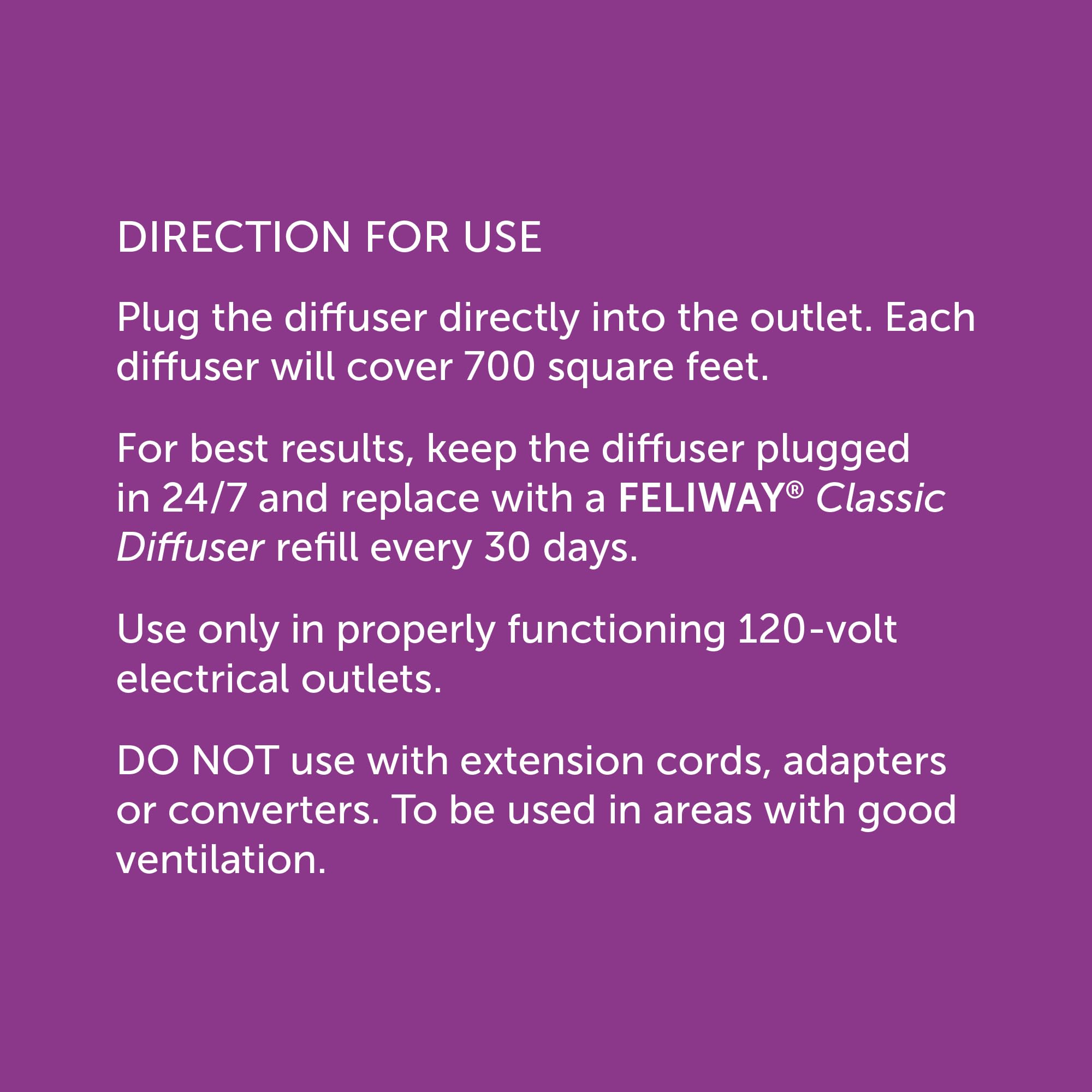 FELIWAY Classic Diffuser Refill Value Pack, Promotes Calmness in Cats & Kittens, VHP Registered NN.P4B8, includes 3 Refills, Lasts 90 Days, Cat Calming Pheromones, 3 x 48ml 🍁 All In One Marketplace Canada