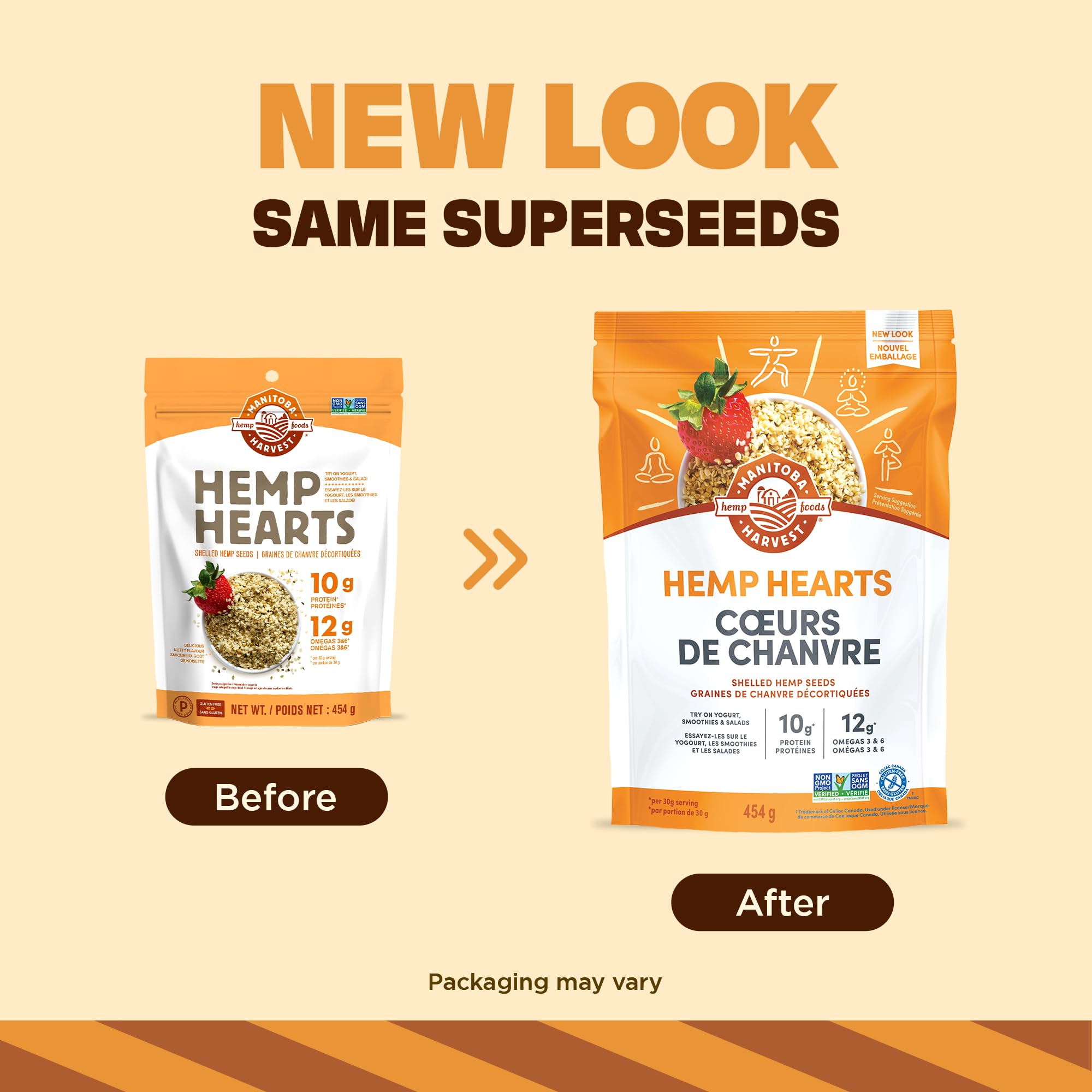 Manitoba Harvest Hemp Hearts Shelled Hemp Seeds, 454g; 10g Plant-Based Protein & 12g Omegas per Serving, Whole 30 Approved, Vegan, Keto, Paleo, Non-GMO, Gluten Free 🍁 All In One Marketplace Canada