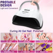 UV LED Nail Lamp, NAILGIRLS 168W Fast UV Light for Nails Gel Polish, Professional Curing with 4 Timer Setting Auto Sensor, LED Gel Nail Dryer for Fingernail and Toenail Home Salon Use, Nail Art Tools 🍁 All In One Marketplace Canada