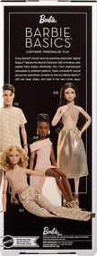 Mattel Barbie Basics Model Collector Fashion Doll 06 with Brunette Hair, Shimmery Golden Skirt & Halter, Universal-fit Fashions, Posable Body 🍁 All In One Marketplace Canada