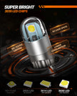 SEALIGHT 194 LED Bulbs 6000K White, 168 2825 T10 W5W 3030 Bright LED Chips, Dome Light, Map Light, Door Light, Courtesy Light, License Plate Light, Pack of 10 🍁 All In One Marketplace Canada